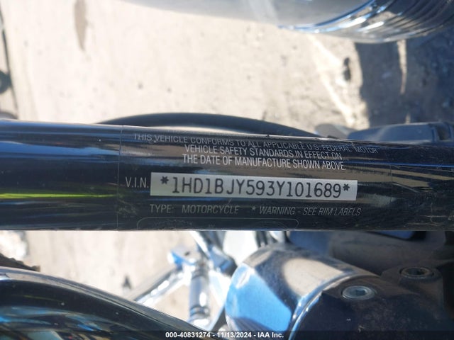 2003 HARLEY-DAVIDSON FLSTC 1HD1BJY593Y101689 Photo 9