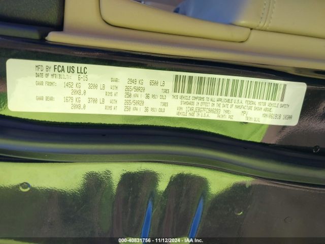 1C4RJEBG7FC906293 Jeep Grand Cherokee Limited