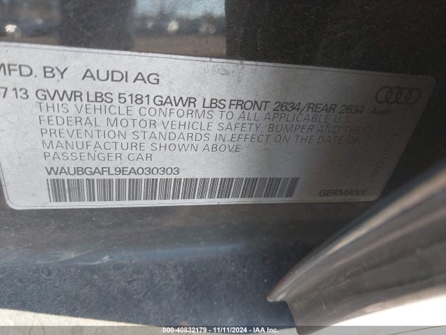 WAUBGAFL9EA030303 Audi S4 3.0t Premium Plus