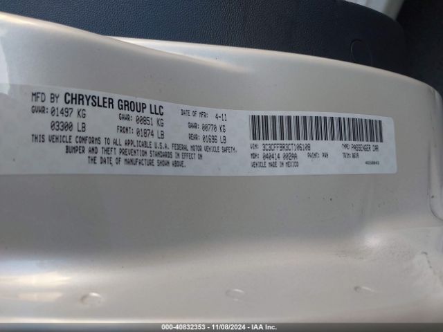 2012 FIAT 500 3C3CFFBR3CT106108 Photo 8