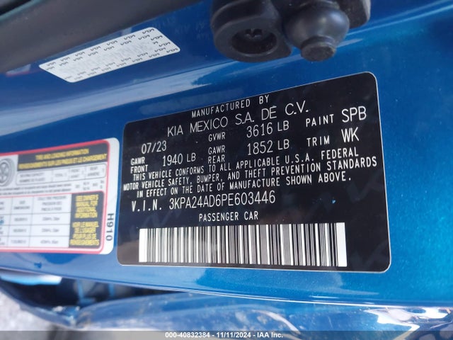 KIA RIO S 2023 3KPA24AD6PE603446 Image 9