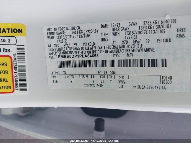 Ford Bronco Wildtrak 2023 1FMEE5DP1PLA84653 Image 9