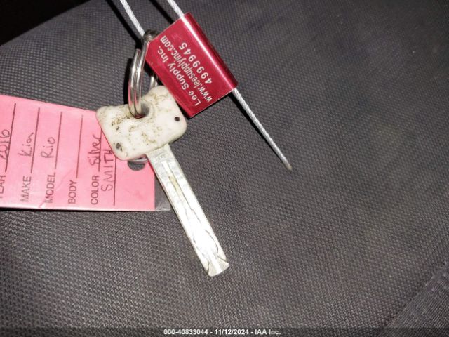 KNADM4A30G6634158 KIA RIO LX