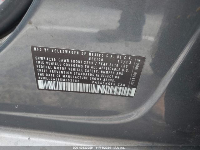 3VWLL7AJ8EM392182 Volkswagen Jetta 2.0l Tdi