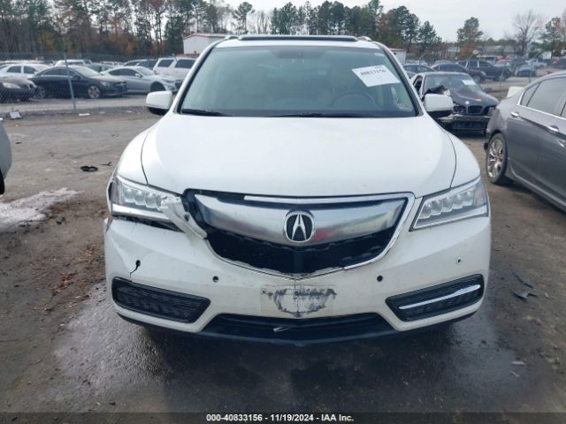 5FRYD4H8XFB013114 Acura Mdx Advance Pkg W/entertainment Pkg