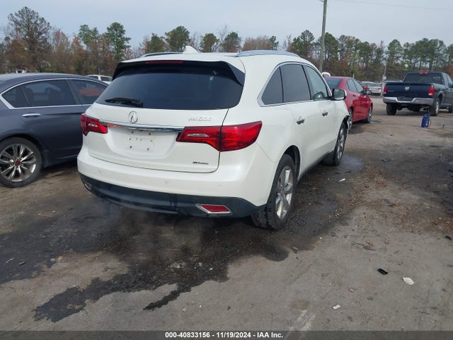 5FRYD4H8XFB013114 Acura Mdx Advance Pkg W/entertainment Pkg