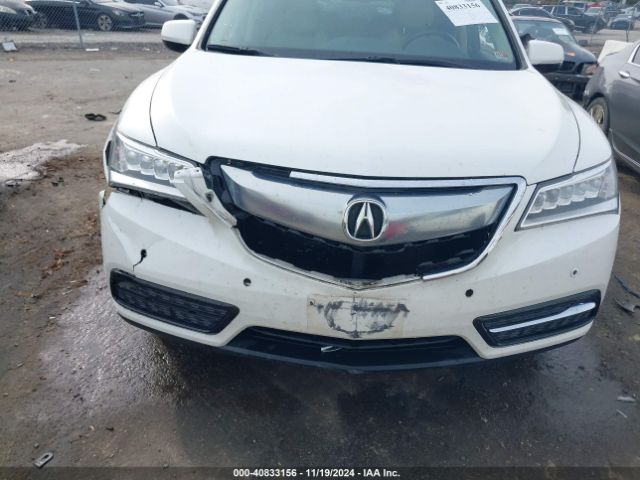 5FRYD4H8XFB013114 Acura Mdx Advance Pkg W/entertainment Pkg