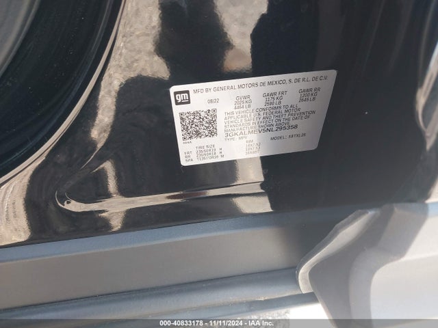 3GKALMEV5NL295358 GMC Terrain Fwd Sle