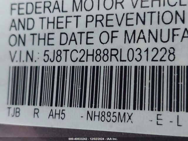 5J8TC2H88RL031228 Acura Rdx A-spec Advance Package