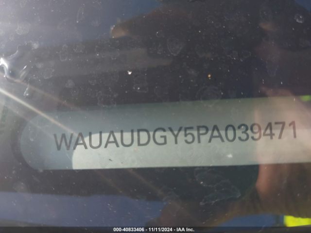 WAUAUDGY5PA039471 Audi A3 Premium 40 Tfsi Front-wheel Drive S Tronic