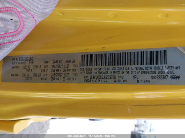 2018 JEEP WRANGLER UNLIMITED 1C4HJXDG9JW299728 Photo 8