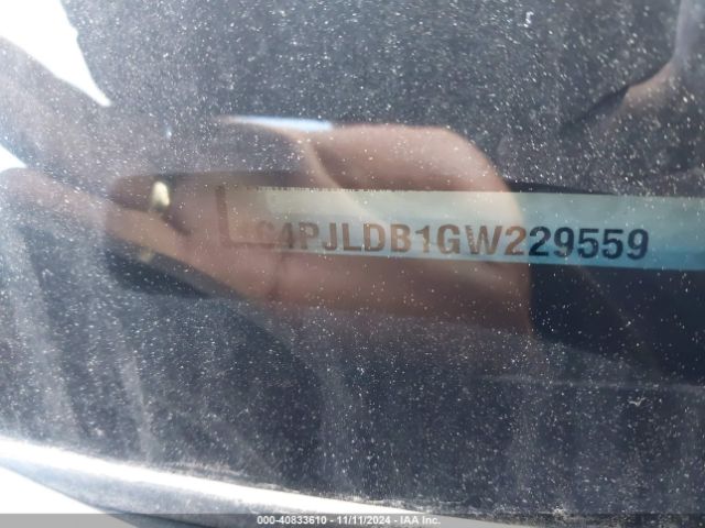 1C4PJLDB1GW229559 Jeep Cherokee Limited