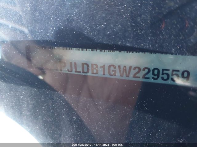 1C4PJLDB1GW229559 Jeep Cherokee Limited
