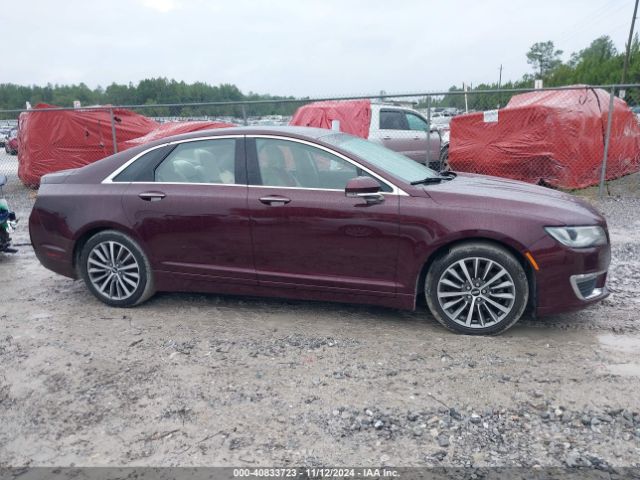 3LN6L5LU3JR614406 Lincoln Mkz Hybrid Select