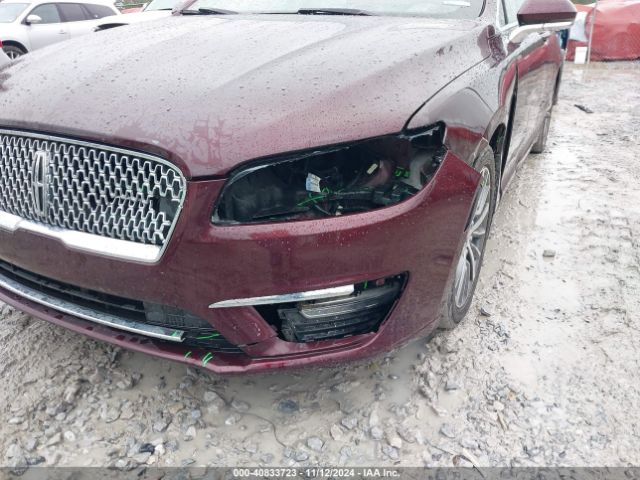 3LN6L5LU3JR614406 Lincoln Mkz Hybrid Select