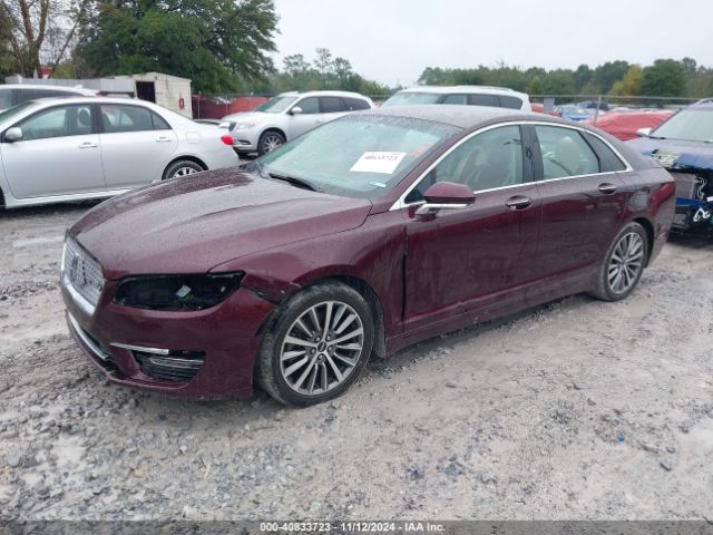 3LN6L5LU3JR614406 Lincoln Mkz Hybrid Select