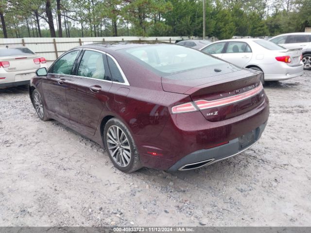 3LN6L5LU3JR614406 Lincoln Mkz Hybrid Select