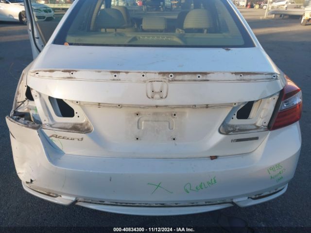 JHMCR6F54HC015814 Honda Accord Hybrid Ex-l