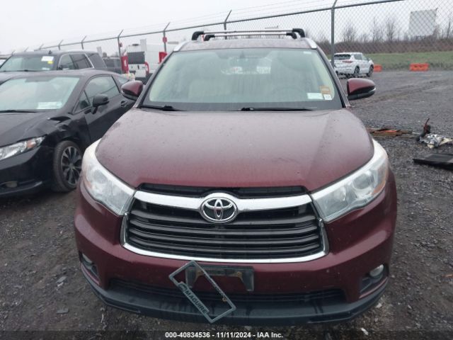 5TDJKRFHXGS350520 Toyota Highlander Xle V6