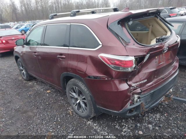 5TDJKRFHXGS350520 Toyota Highlander Xle V6