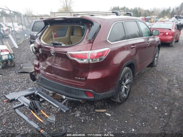 5TDJKRFHXGS350520 Toyota Highlander Xle V6