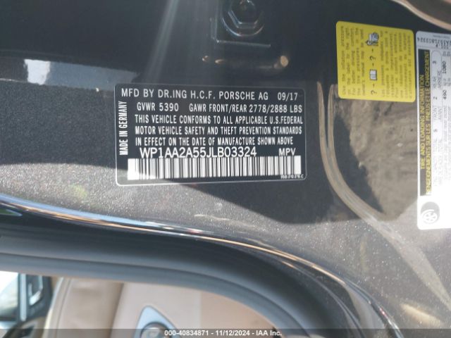 2018 PORSCHE MACAN WP1AA2A55JLB03324 Photo 8