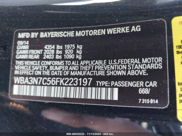 WBA3N7C56FK223197 BMW 428i