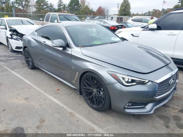 2018 Infiniti Q60 3.0t Sport მანქანა იყიდება აუქციონზე, vin: JN1EV7EK5JM342941, აუქციონის ნომერი: 40835363