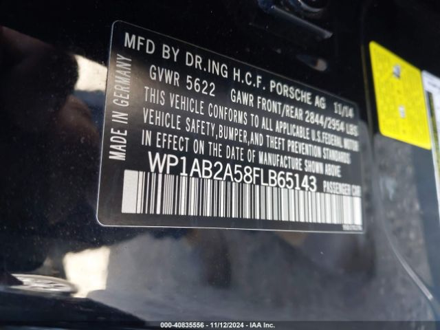 WP1AB2A58FLB65143 Porsche MACAN S