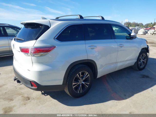 5TDKKRFH5GS130240 Toyota Highlander Xle V6
