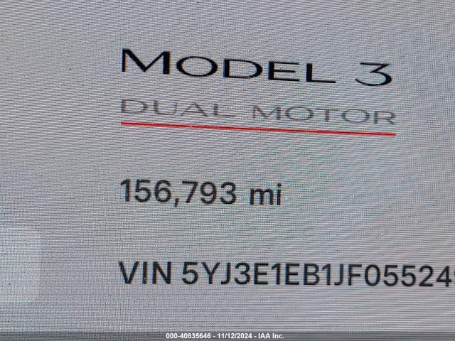 Tesla 2018 2018 5YJ3E1EB1JF055249 Image 15