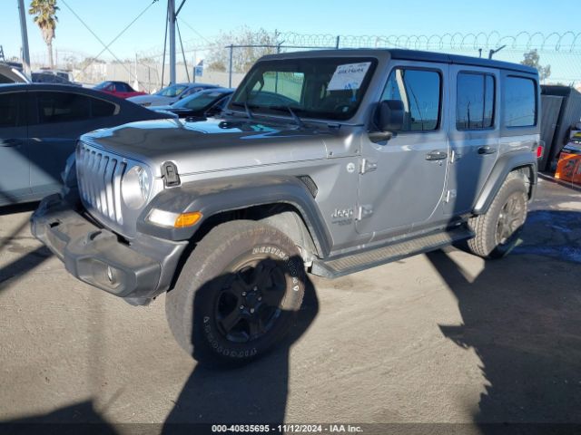 1C4HJXDN1KW569826 Jeep Wrangler Unlimited Sport S 4x4