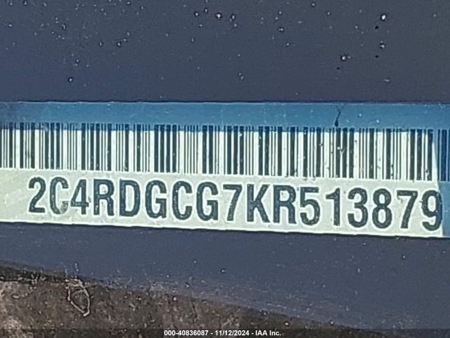 Dodge Grand Caravan Sxt 2019 2C4RDGCG7KR513879 Image 9