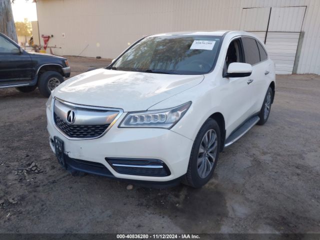 5FRYD3H45GB007018 Acura Mdx Technology   Acurawatch Plus Packages/technology Package