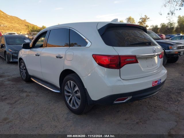 5FRYD3H45GB007018 Acura Mdx Technology   Acurawatch Plus Packages/technology Package