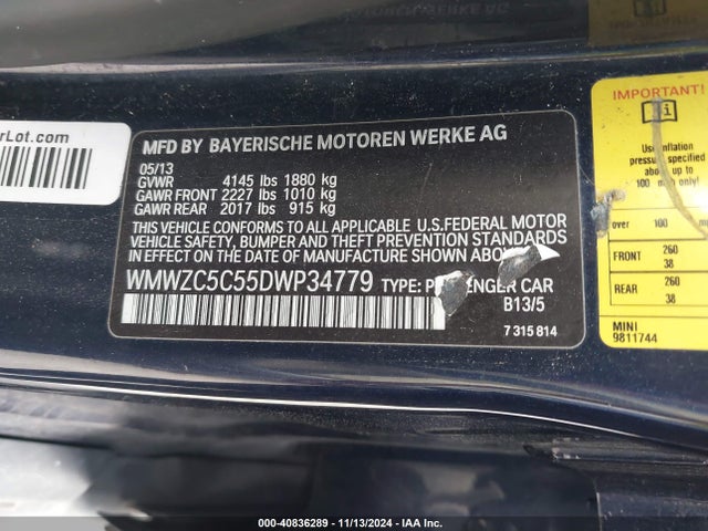 2013 MINI COUNTRYMAN WMWZC5C55DWP34779 Photo 8