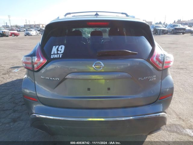 5N1AZ2MH4FN252993 Nissan Murano Platinum