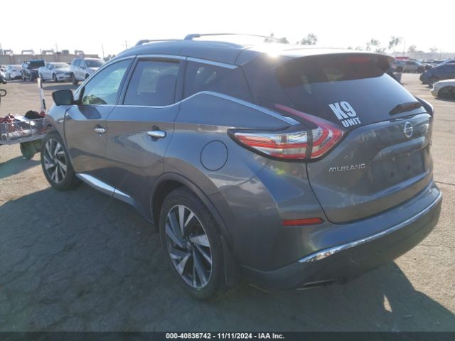 5N1AZ2MH4FN252993 Nissan Murano Platinum