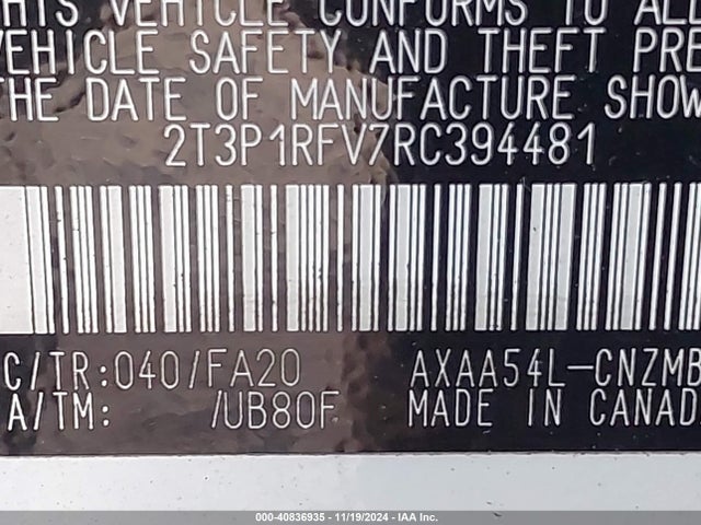 Toyota Rav4 Xle 2024 2T3P1RFV7RC394481 Image 9