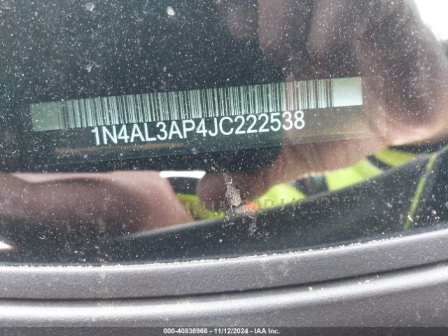 1N4AL3AP4JC222538 Nissan Altima 2.5 Sv
