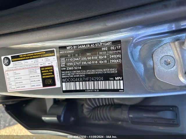 WDC0G4KB7HF242904 Mercedes-Benz Glc 300 4matic