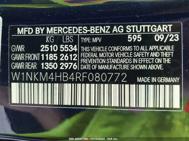 W1NKM4HB4RF080772 Mercedes-Benz Glc 300 4matic Suv