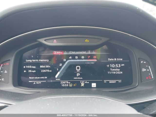 WA1VWBF72ND021608 Audi Sq7 Prestige Tfsi Quattro Tiptronic
