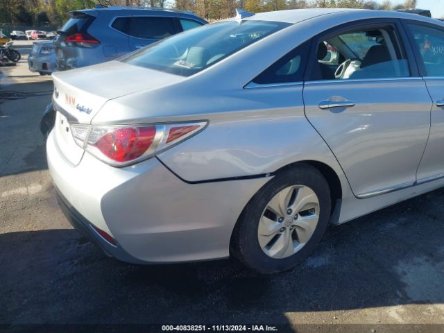 KMHEC4A46EA113891 Hyundai SONATA HYBRID