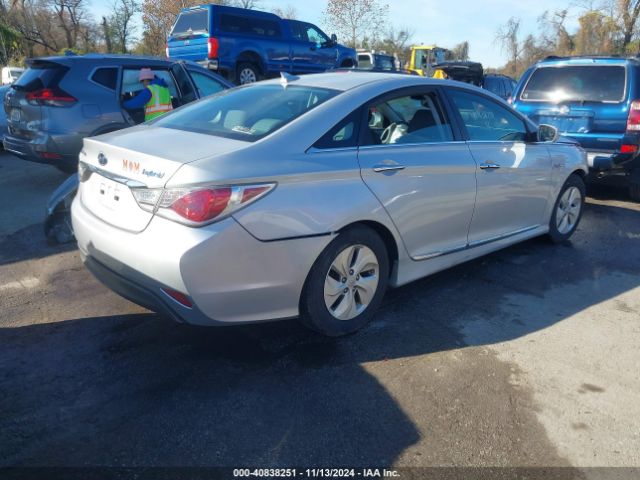 KMHEC4A46EA113891 Hyundai SONATA HYBRID