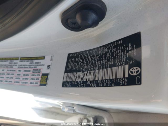 5YFS4MCE7MP091601 Toyota Corolla Se Apex Edition
