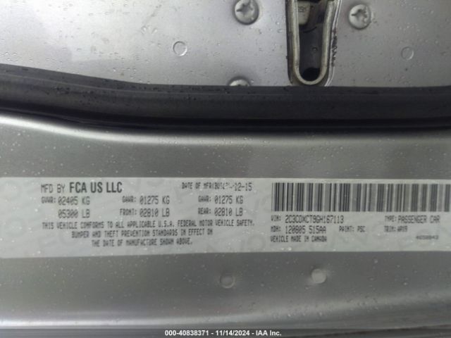 2C3CDXCT9GH167113 Dodge CHARGER R/T