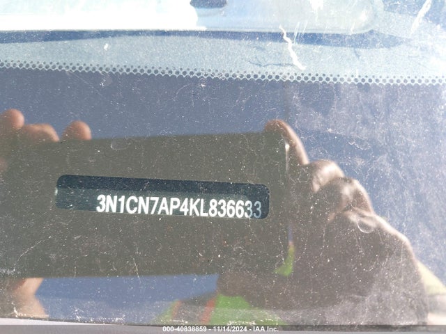 Nissan Versa 1.6 Sv 2019 3N1CN7AP4KL836633 Image 9