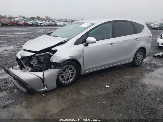 JTDZN3EU8FJ016245 Toyota Prius V Three