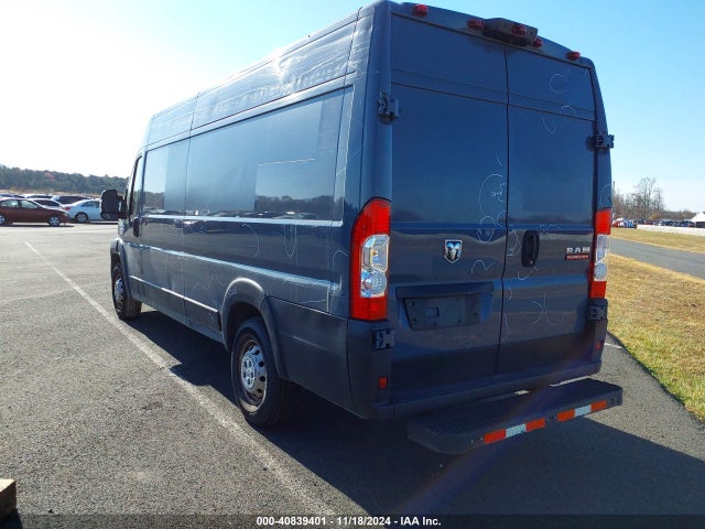 2020 Ram Promaster 3500 Cargo Van High Roof 159 Wb Ext მანქანა იყიდება აუქციონზე, vin: 3C6URVJG2LE106730, აუქციონის ნომერი: 40839401